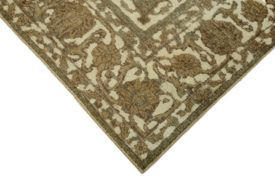 10x11 Beige Vintage Large Area Rug - 44131