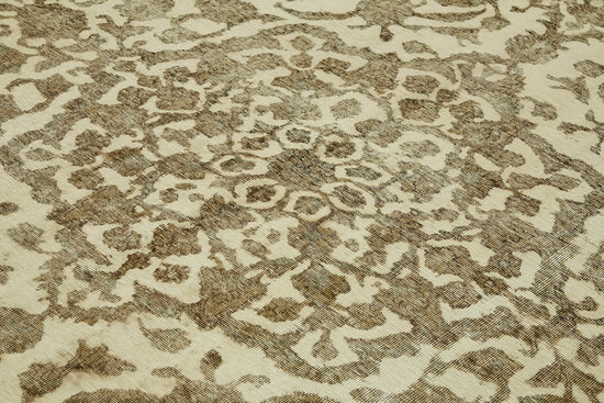 10x11 Beige Vintage Large Area Rug - 44131