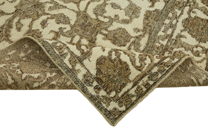 10x11 Beige Vintage Large Area Rug - 44131