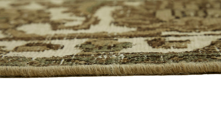 10x11 Beige Vintage Large Area Rug - 44131