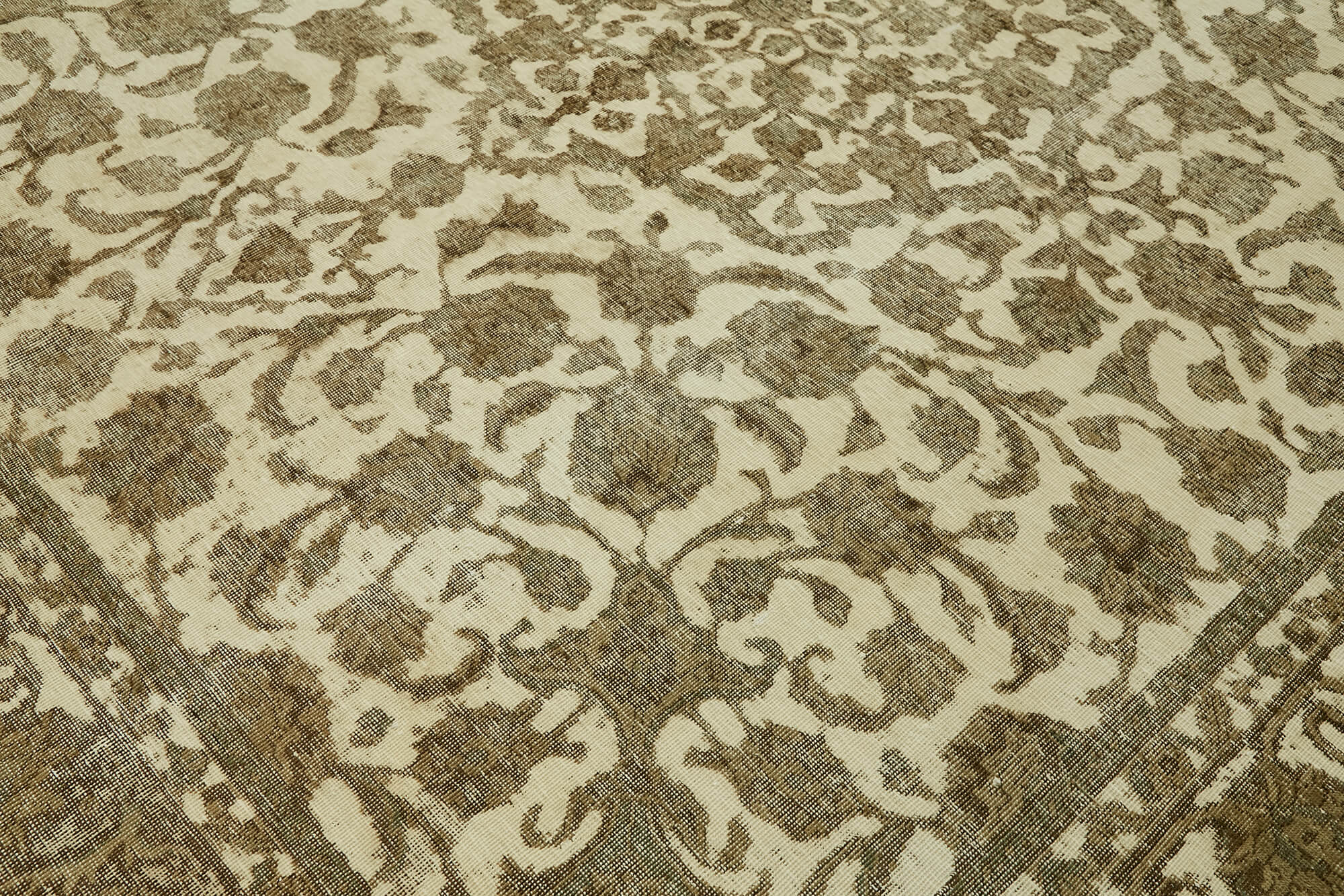 10x11 Beige Vintage Large Area Rug - 44131
