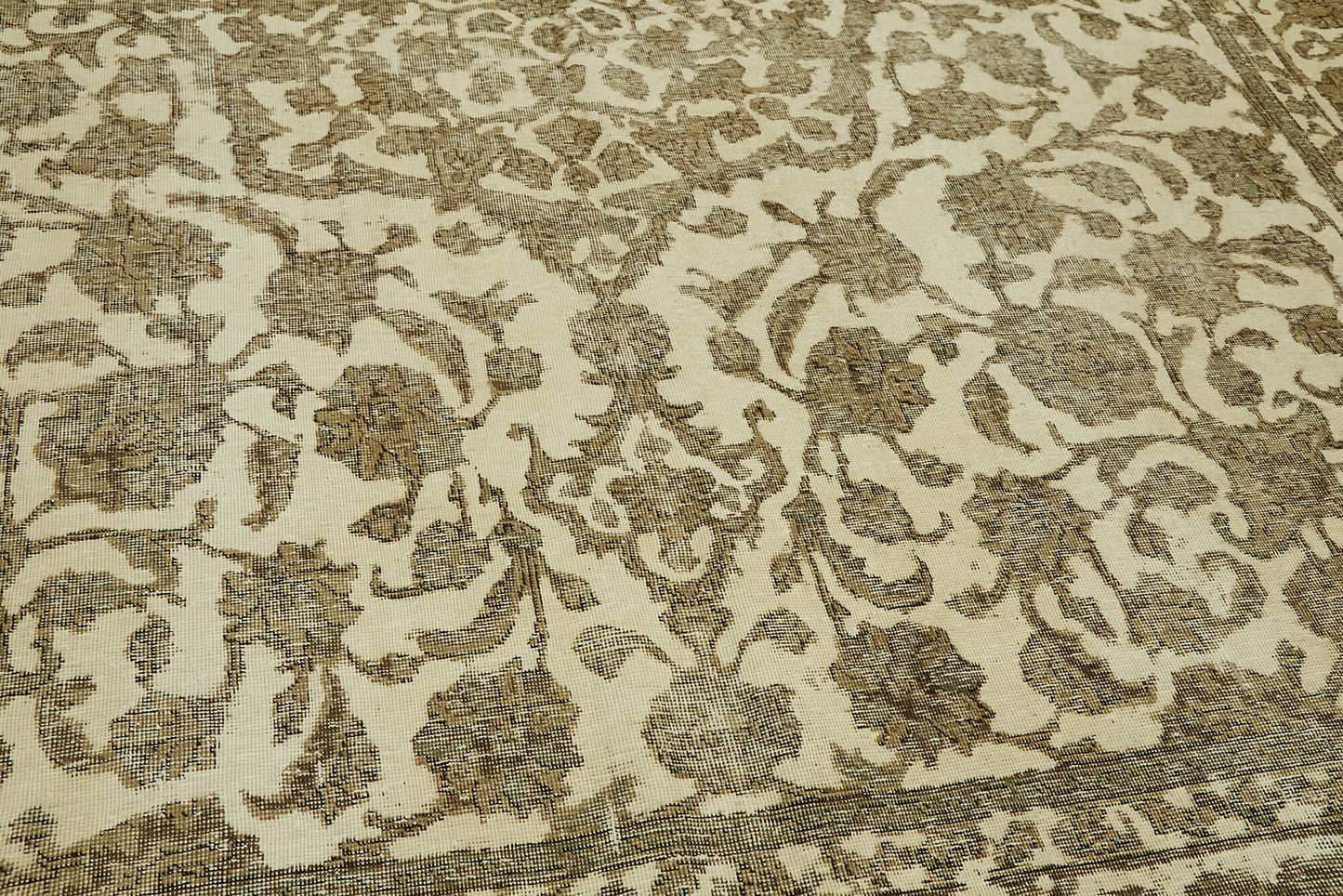 10x11 Beige Vintage Large Area Rug - 44131
