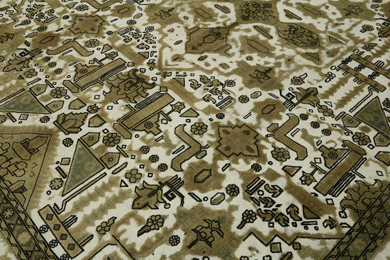 9x12 Beige Vintage Large Area Rug - 44141