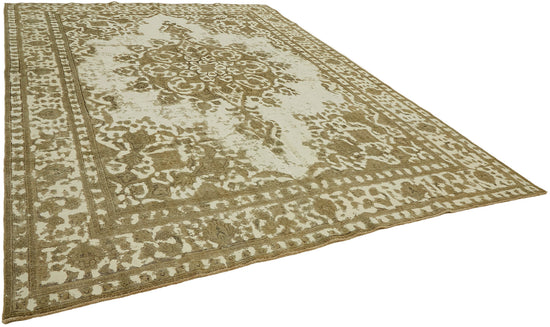 10x12 Beige Vintage Large Area Rug - 44147