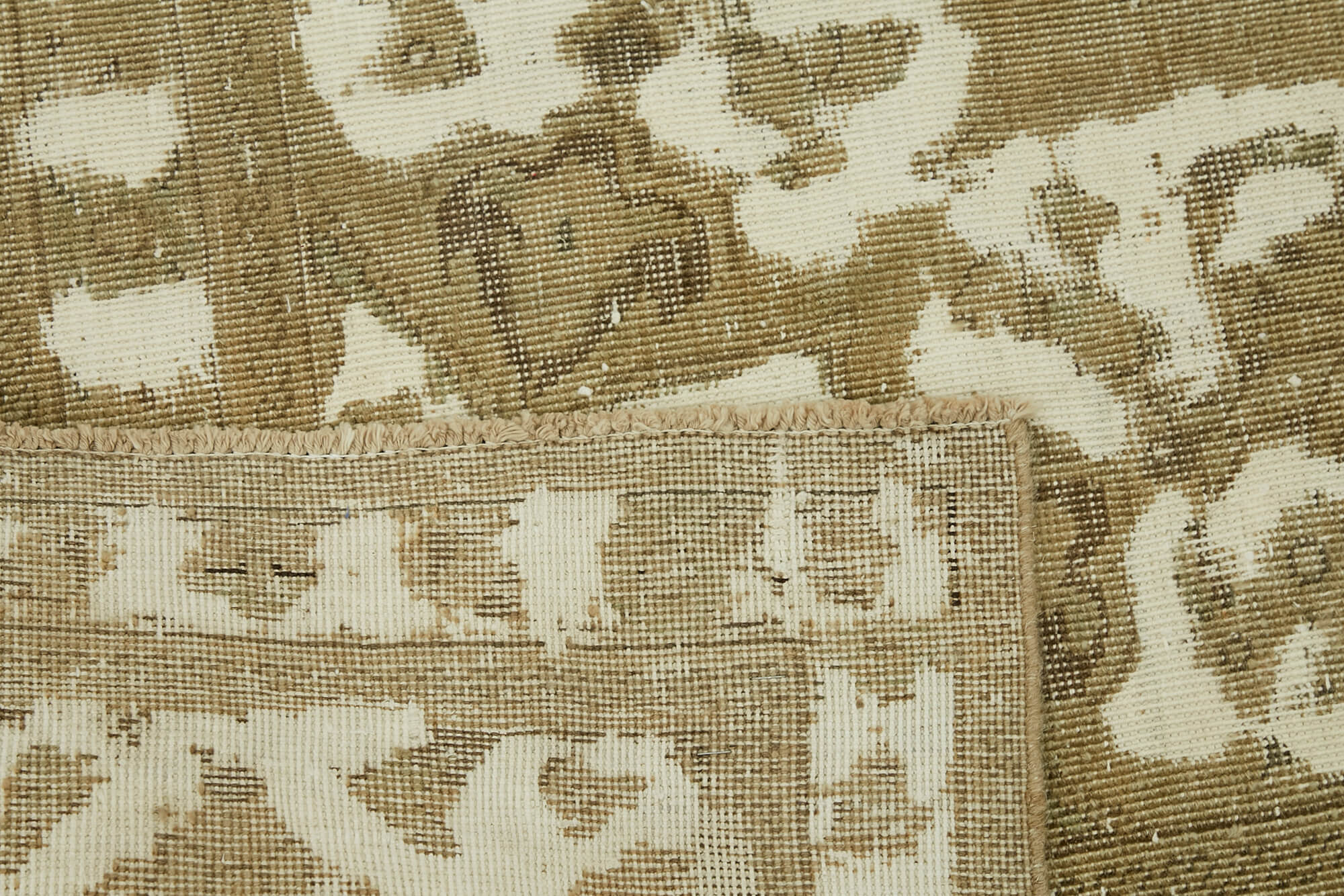 10x12 Beige Vintage Large Area Rug - 44147