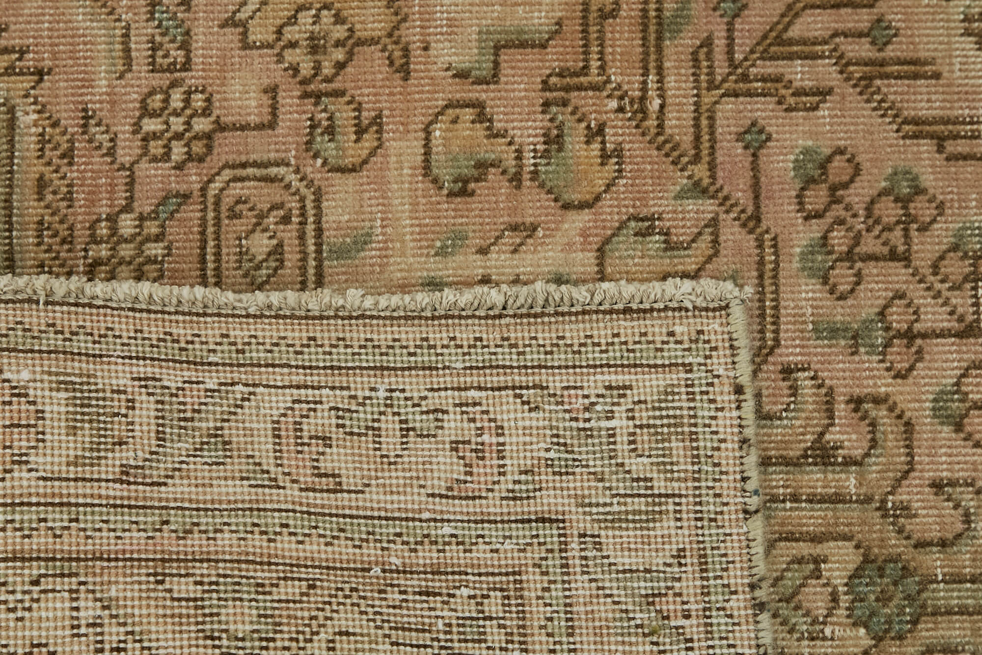 6x9 Beige Vintage Large Area Rug - 44148