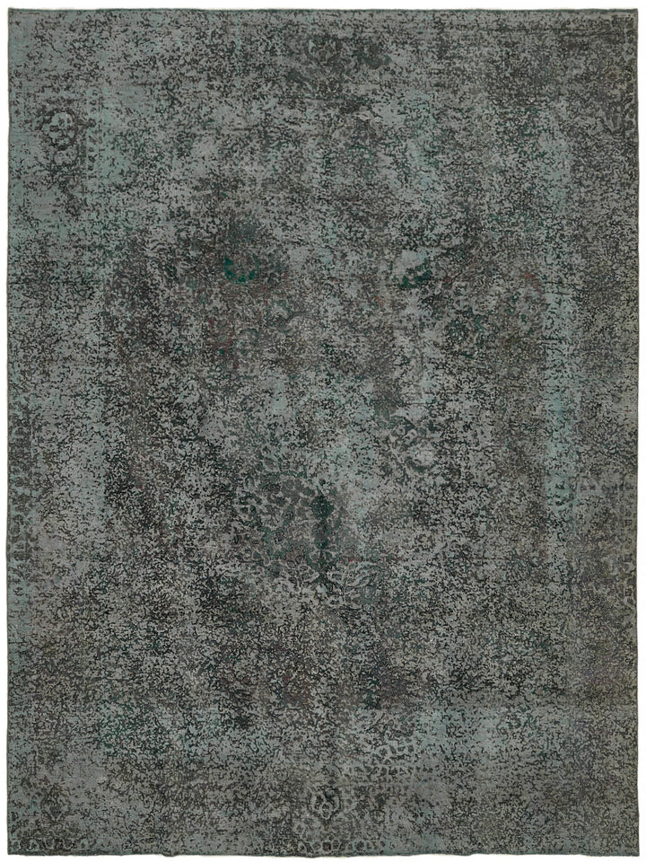 10x13 Grey Overdyed Large Area Rug - 44156