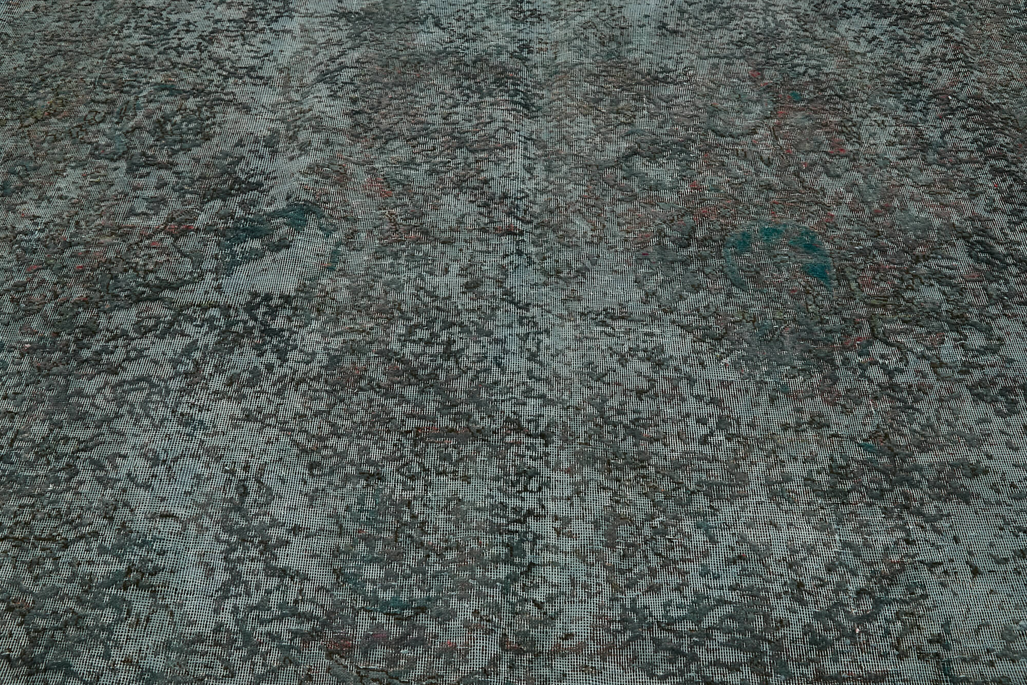 10x13 Grey Overdyed Large Area Rug - 44156