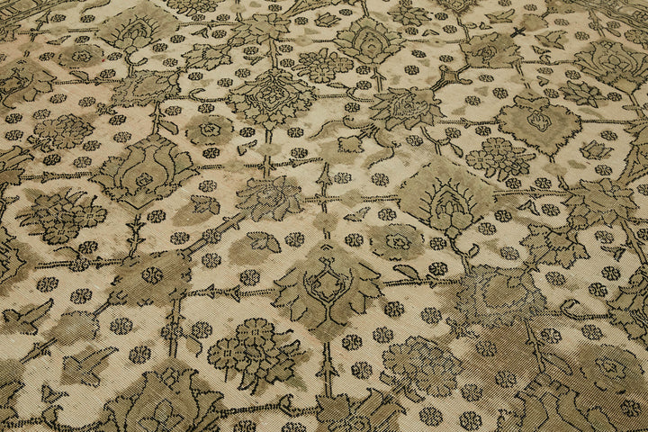 9x10 Beige Vintage Large Area Rug - 44158