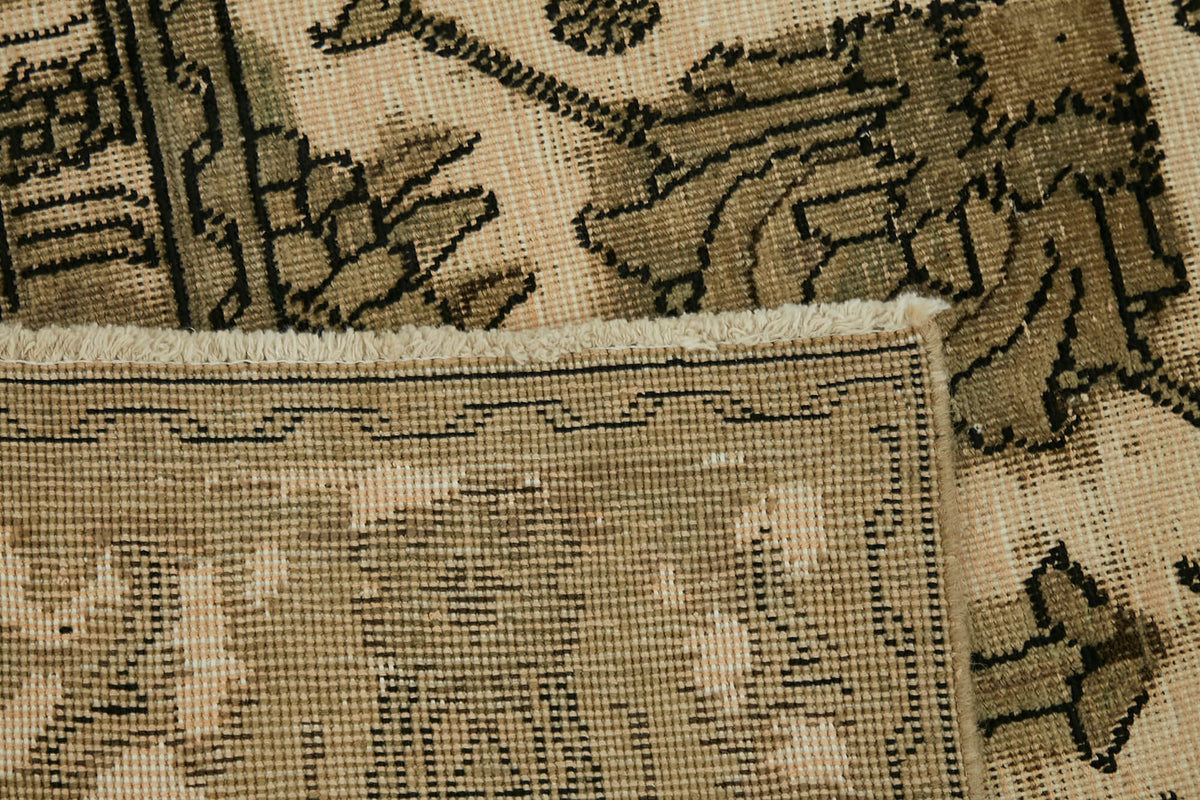 9x10 Beige Vintage Large Area Rug - 44158