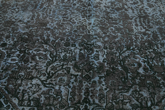 8x12 Black Overdyed Large Area Rug - 44165