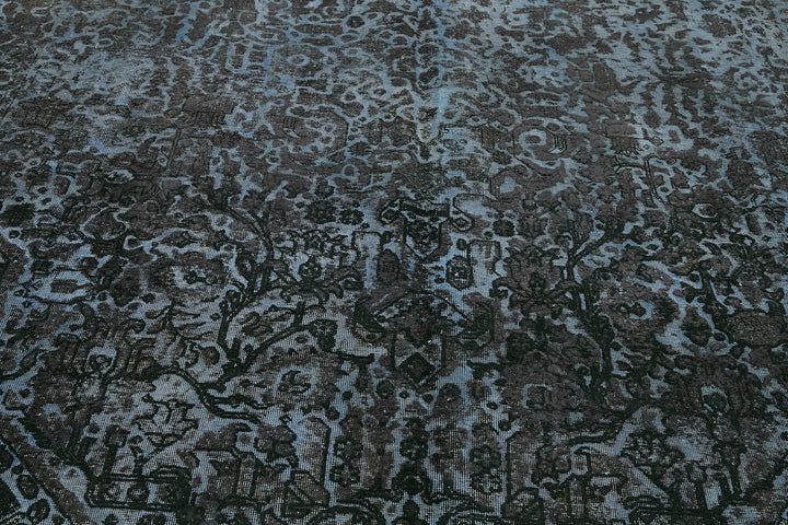 8x12 Black Overdyed Large Area Rug - 44165