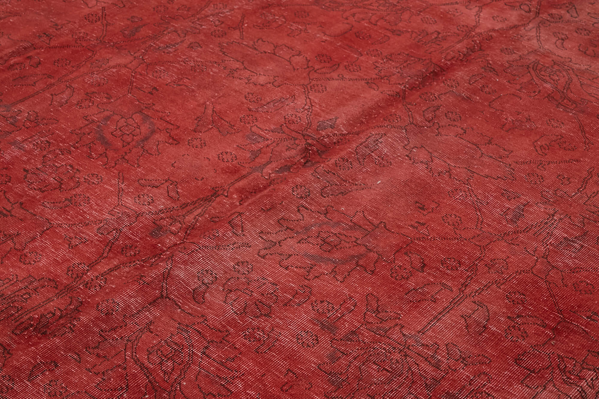 10x12 Red Overdyed Large Area Rug - 44169