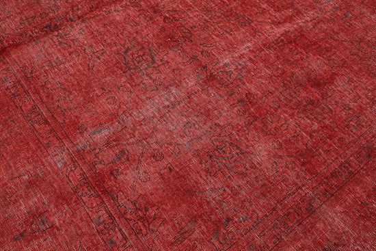 10x12 Red Overdyed Large Area Rug - 44169