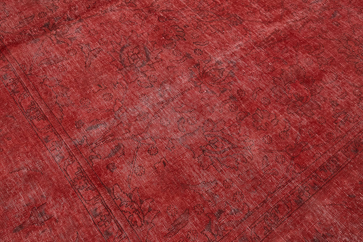 10x12 Red Overdyed Large Area Rug - 44169
