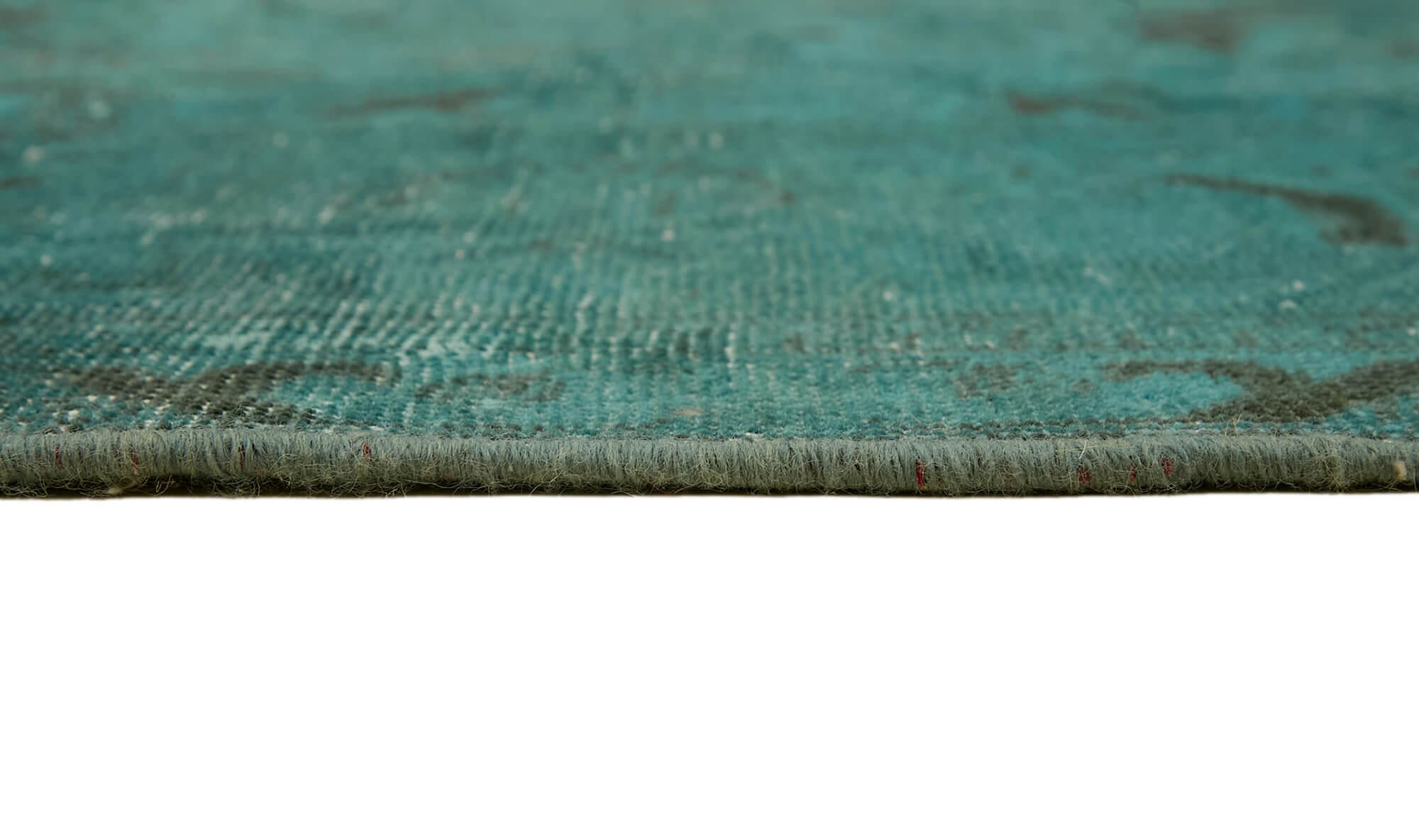 7x11 Turquoise Overdyed Large Area Rug - 44175