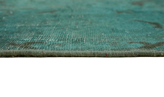 7x11 Turquoise Overdyed Large Area Rug - 44175