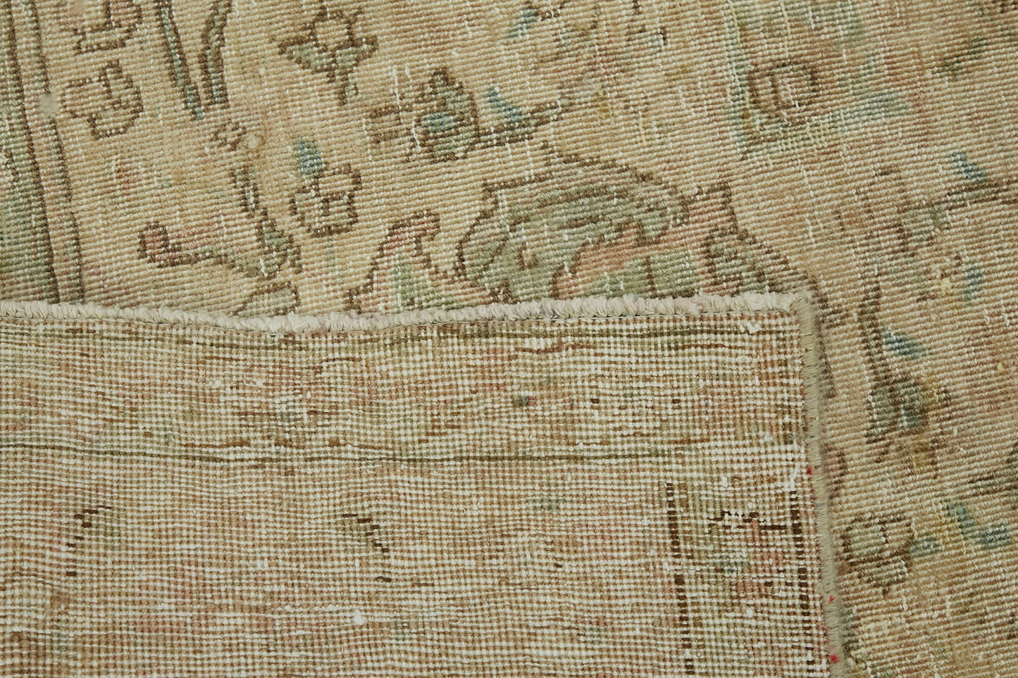 8x11 Beige Vintage Large Area Rug - 44185