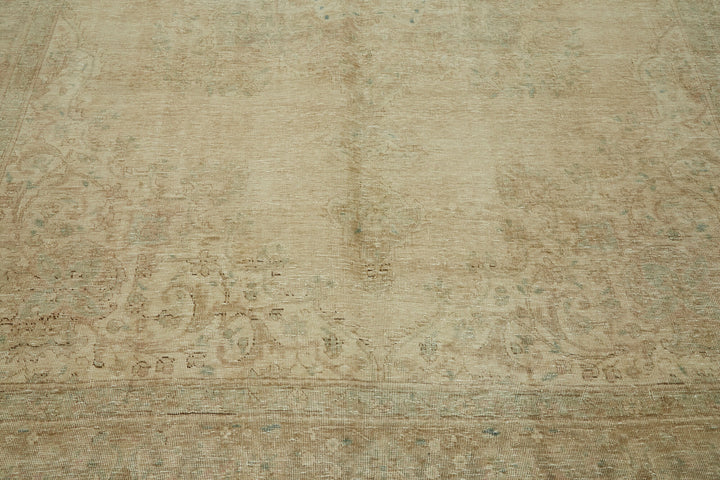 8x11 Beige Vintage Large Area Rug - 44185