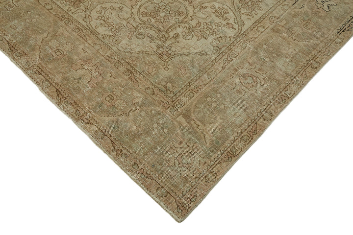 8x10 Beige Vintage Large Area Rug - 44195