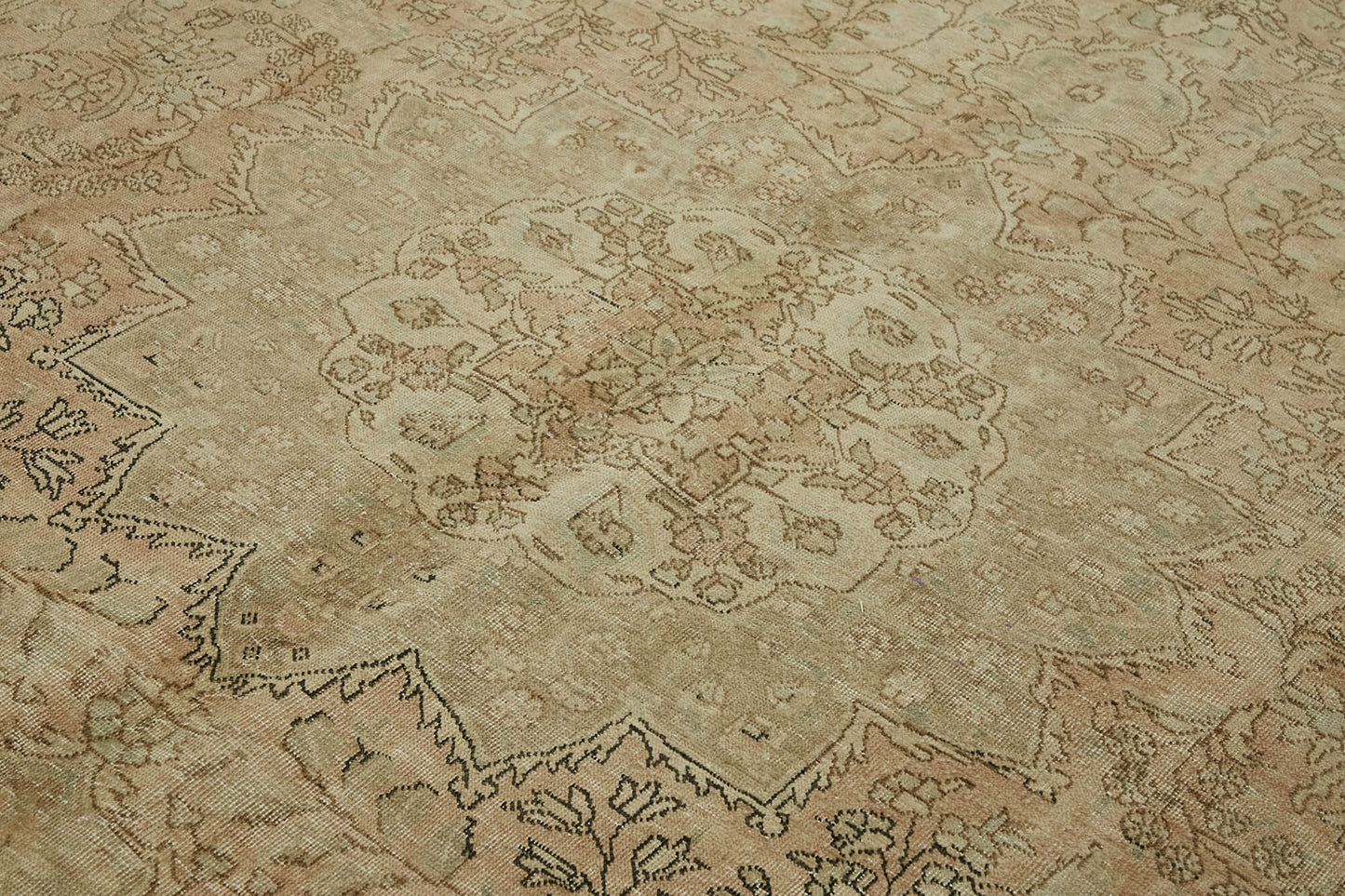 8x10 Beige Vintage Large Area Rug - 44195