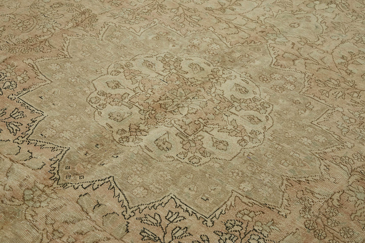 8x10 Beige Vintage Large Area Rug - 44195