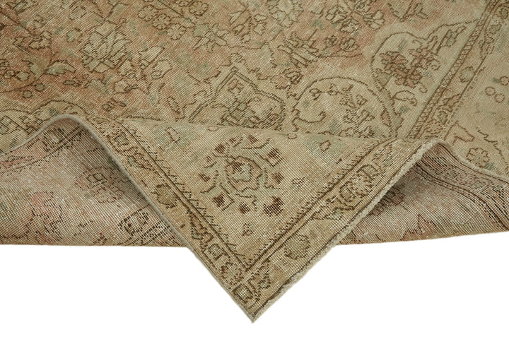 8x10 Beige Vintage Large Area Rug - 44195
