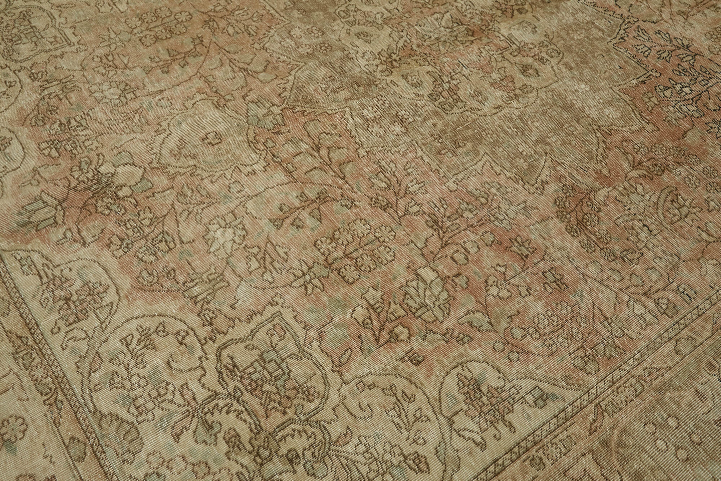 8x10 Beige Vintage Large Area Rug - 44195