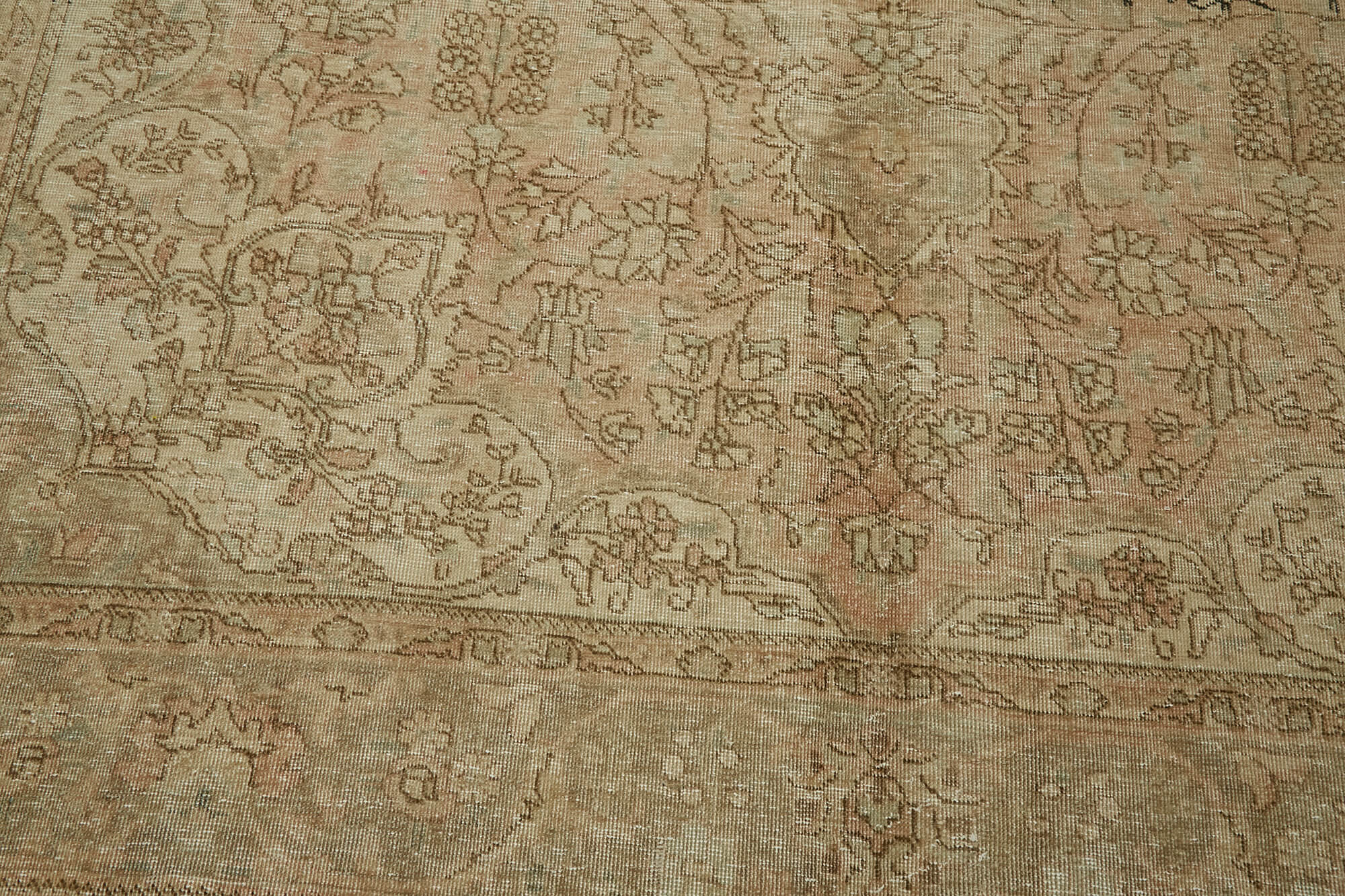 8x10 Beige Vintage Large Area Rug - 44195
