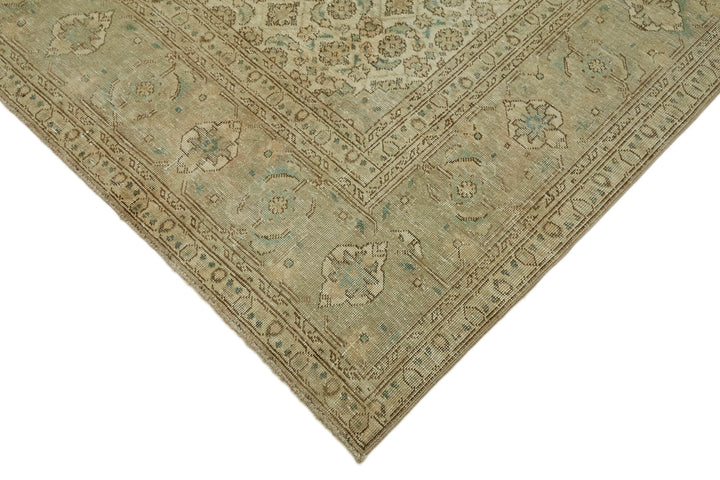 8x11 Beige Vintage Large Area Rug - 44277