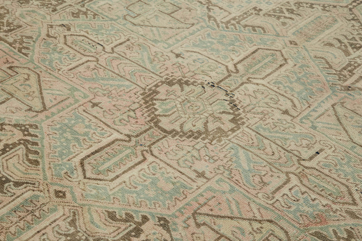 8x11 Beige Vintage Large Area Rug - 44292