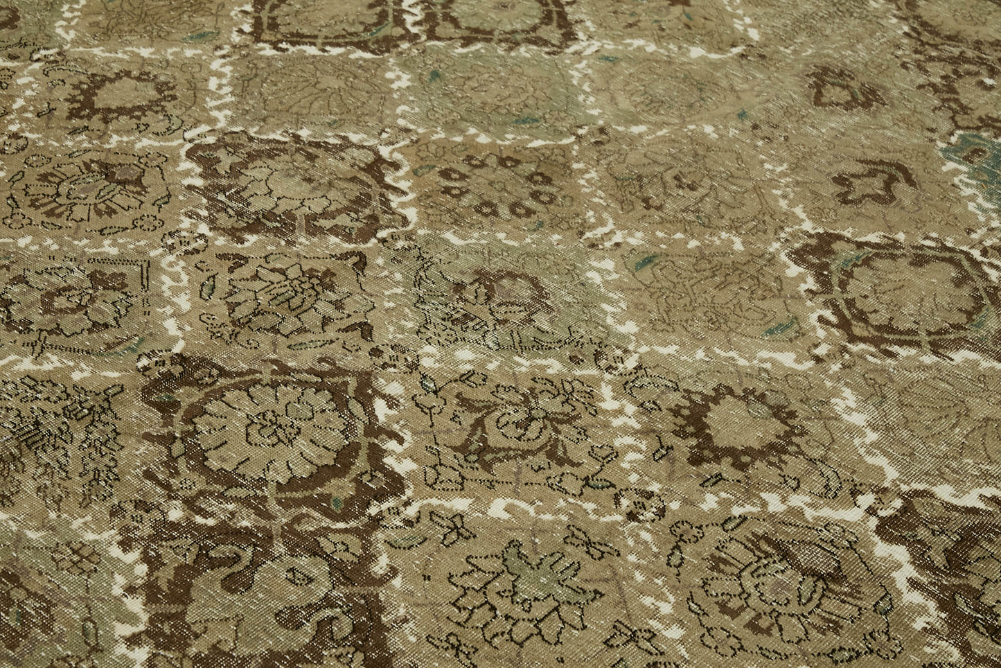 10x13 Beige Vintage Large Area Rug - 44303