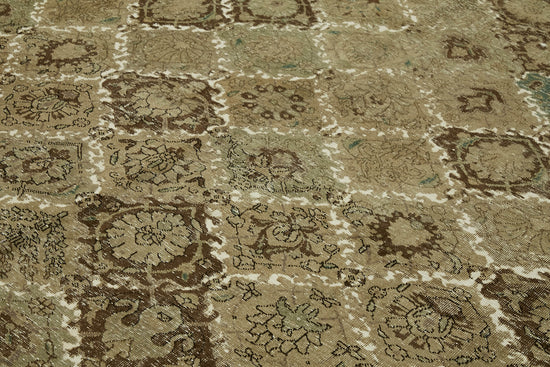 10x13 Beige Vintage Large Area Rug - 44303