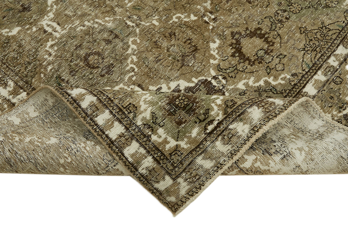 10x13 Beige Vintage Large Area Rug - 44303