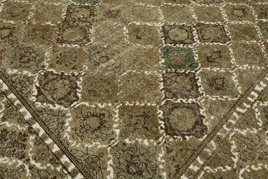 10x13 Beige Vintage Large Area Rug - 44303