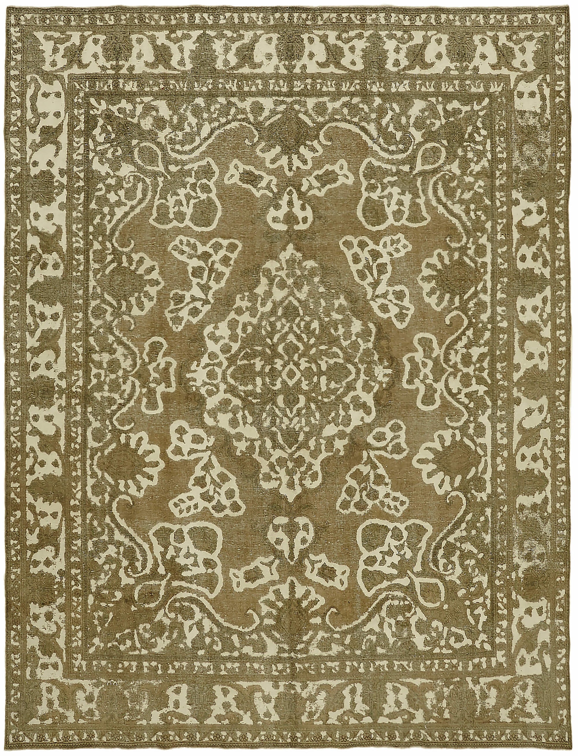 9x12 Beige Vintage Large Area Rug - 44307