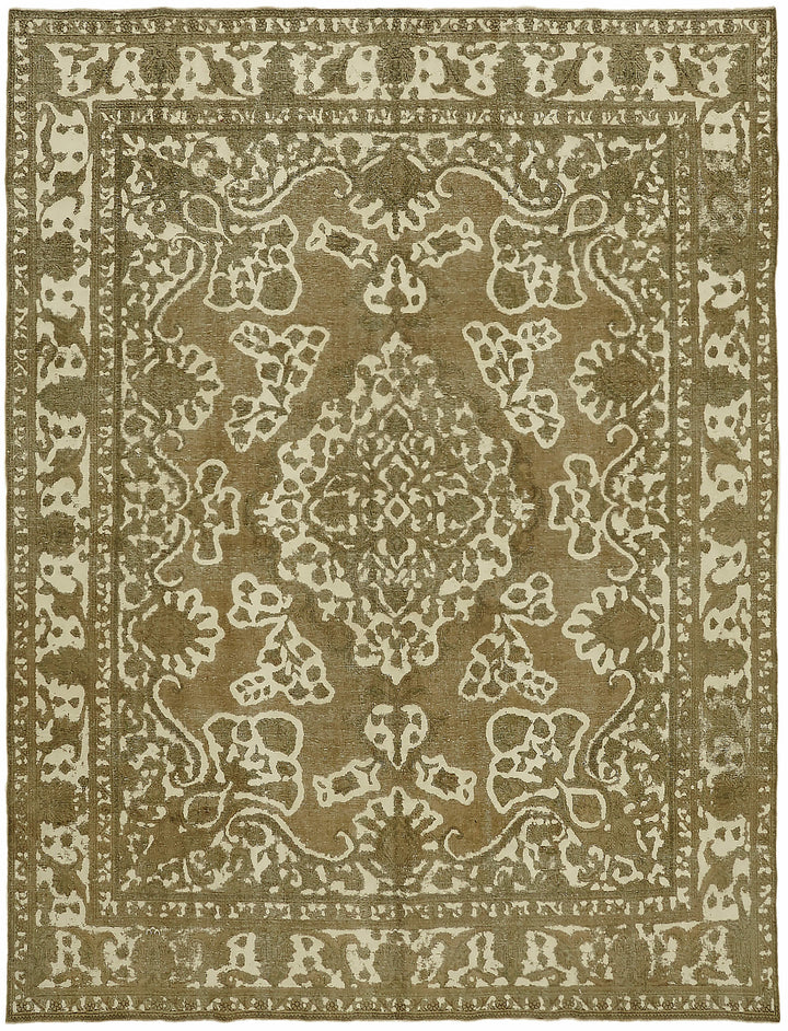 9x12 Beige Vintage Large Area Rug - 44307