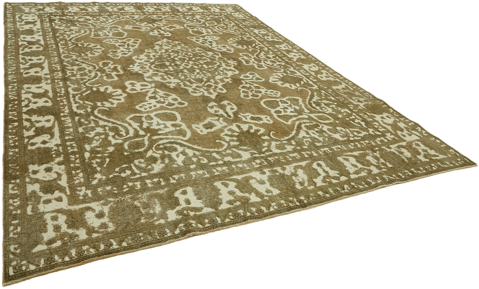 9x12 Beige Vintage Large Area Rug - 44307
