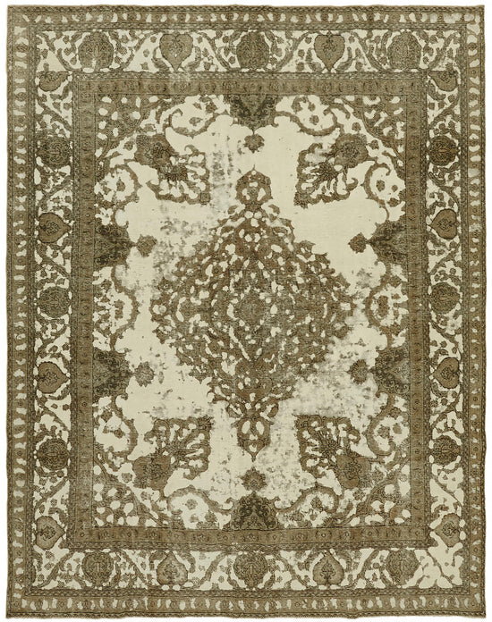 9x12 Beige Vintage Large Area Rug - 44309
