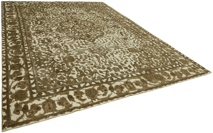 10x12 Beige Vintage Large Area Rug - 44310