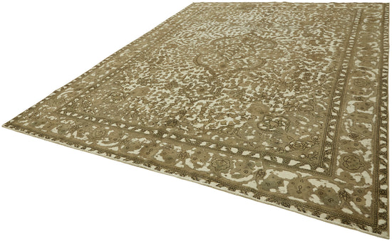10x12 Beige Vintage Large Area Rug - 44310