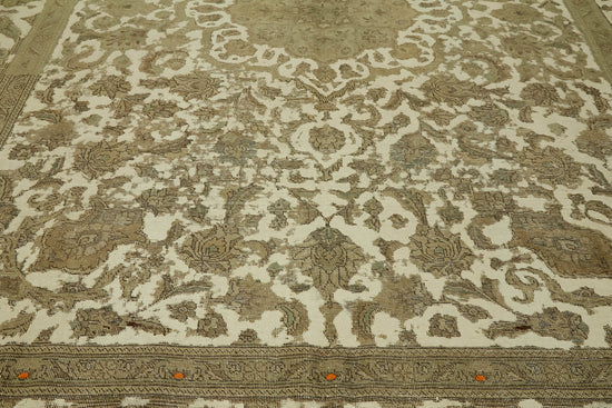 10x13 Beige Vintage Large Area Rug - 44311