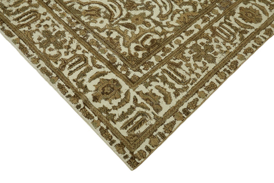 8x11 Beige Vintage Large Area Rug - 44312
