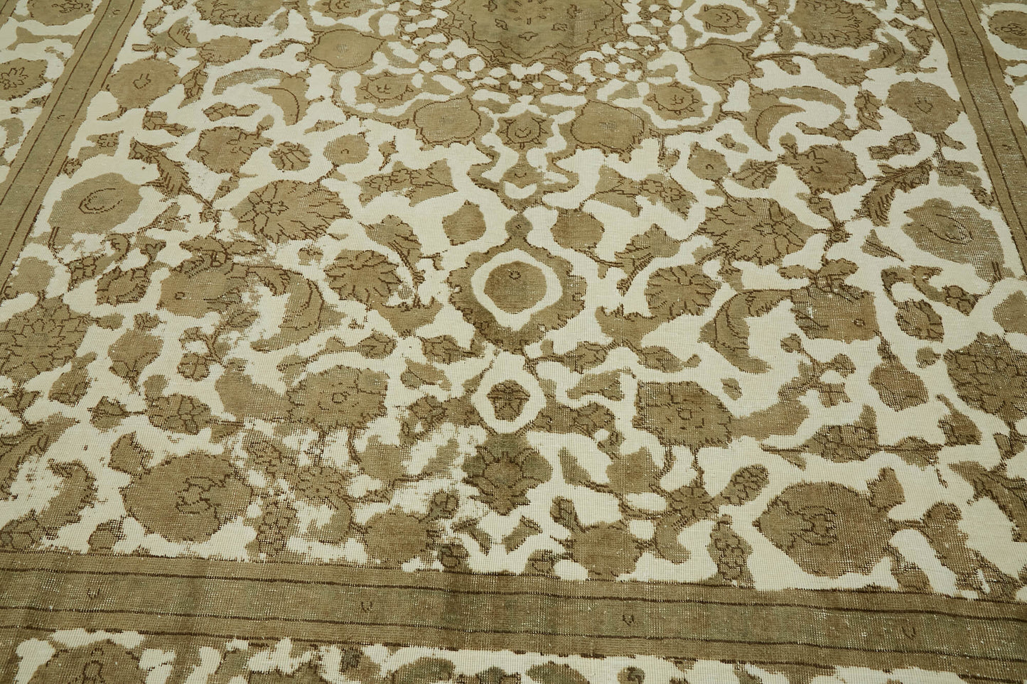 9x12 Beige Vintage Large Area Rug - 44313