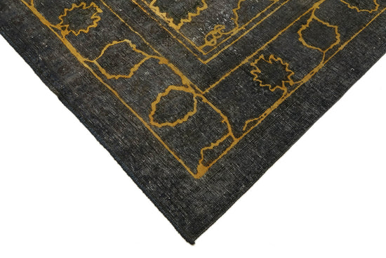 10x12 Black Overdyed Large Area Rug - 44314