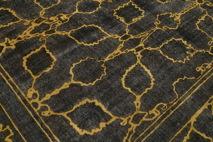 10x12 Black Overdyed Large Area Rug - 44314