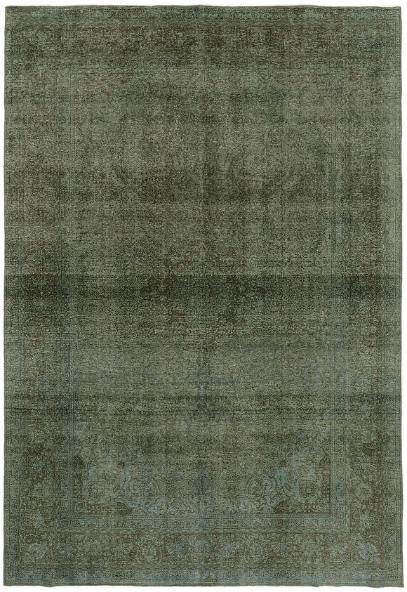 8x11 Blue Overdyed Large Area Rug - 44318
