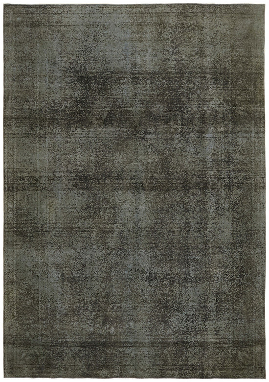 8x11 Grey Overdyed Large Area Rug - 44323