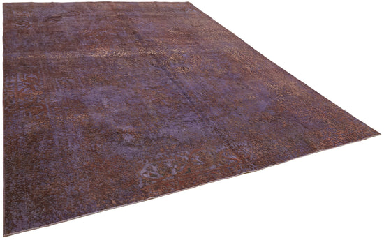 10x13 Purple Overdyed Large Area Rug - 44329