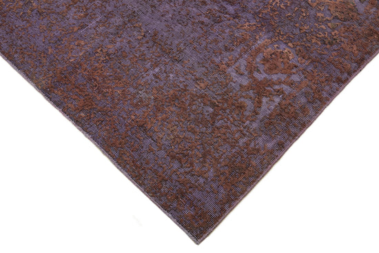 10x13 Purple Overdyed Large Area Rug - 44329